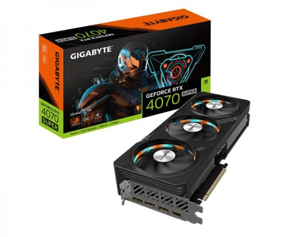GIGABYTE nVidia GeForce RTX 4070 SUPER GAMING 12GB GV-N407SGAMING OC-12GD grafička karta