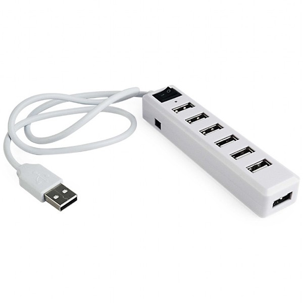 Gembird UHB-U2P7-11 7 Port Hub White
