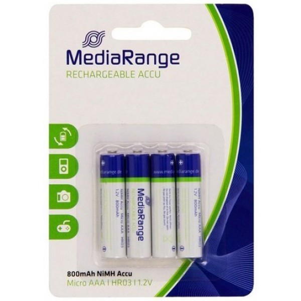 MediaRange AAA 800mAh rechargeable