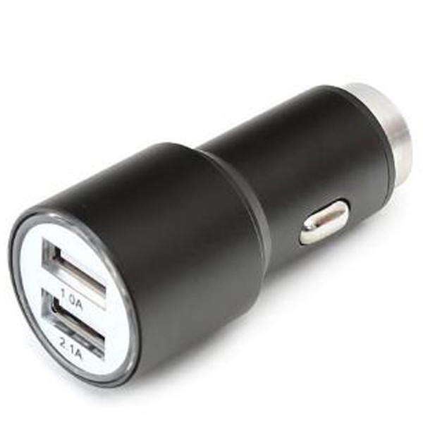 OMEGA OUCC2MB punjač za auto USBx2 5V black