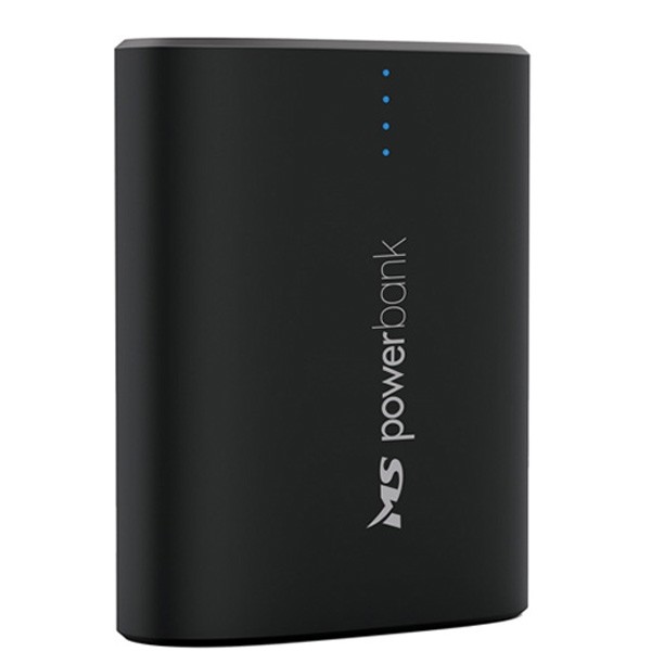 MS TRESOR 7500mAh Power Bank Black