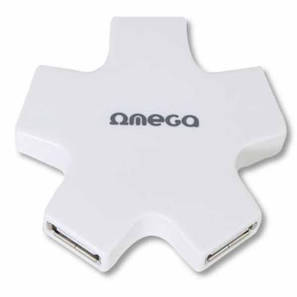 Omega OUH24SW USB Hub White