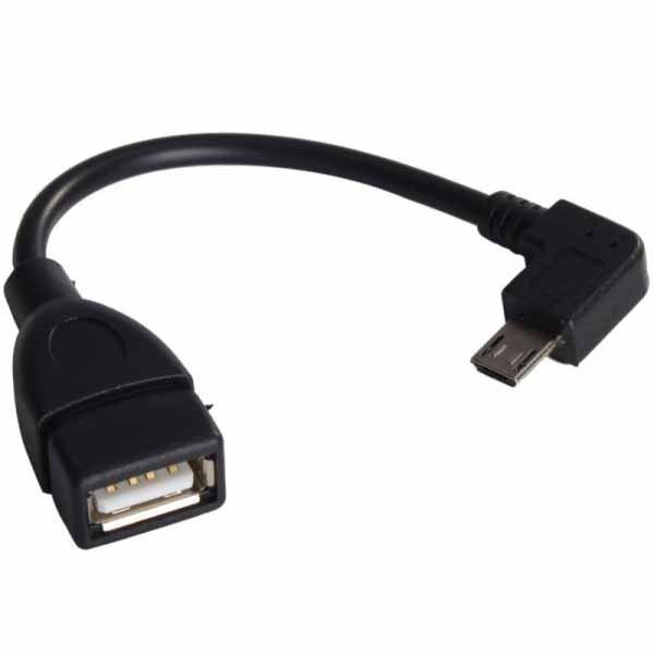 USB OTG micro kabl muški pod uglom