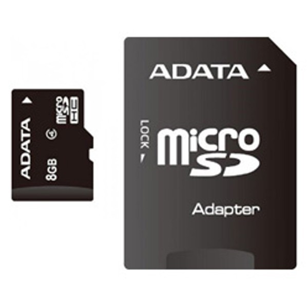 Adata microSDHC 8GB AUSDH8GCL4-RA1