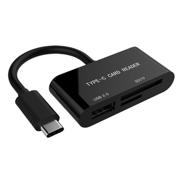 Gembird UHB-CR3-02 Type-C - USB/microSD/SD Card Reader