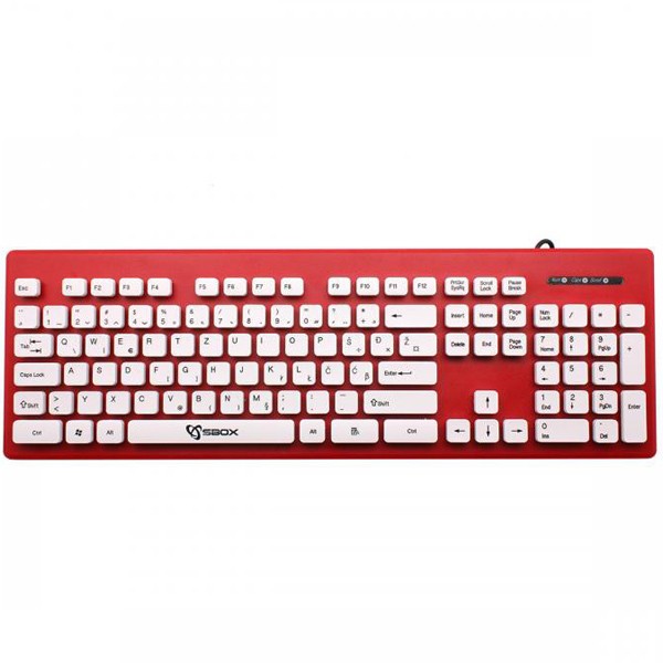 S BOX K-16R tastatura USB SRB