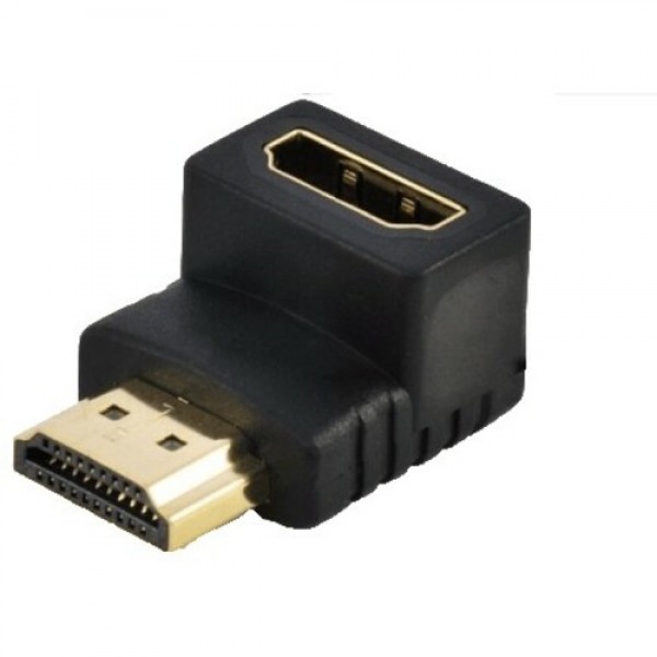 Adapter HDMI - HDMI m/ž pod uglom