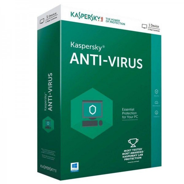 Kaspersky AntiVirus, licenca za 1 korisnka
