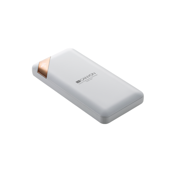Canyon 10000 mAh White Power Bank