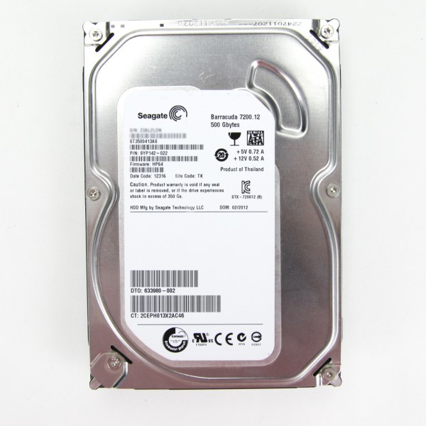 Seagate 500GB SATA3 ST3500413AS