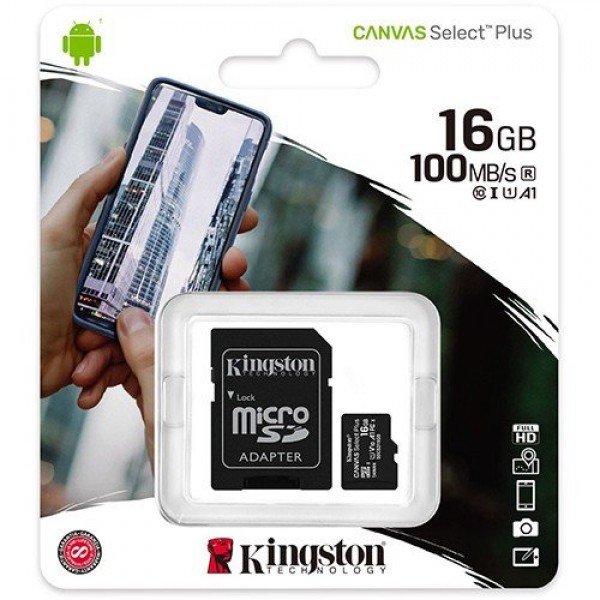 Kingston microSDHC 16GB SDCS2/16GB