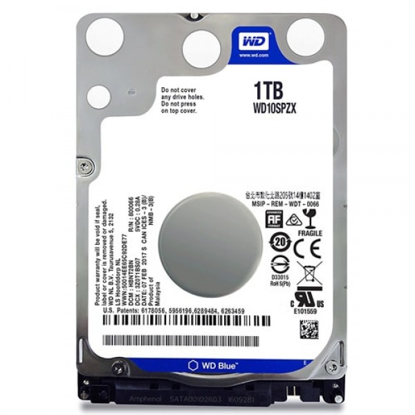 WD 1TB 2.5'' SATA3 WD10SPZX
