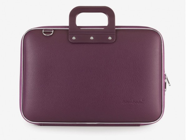 Torba BOMBATA Classic Vinil 15'' Plum Purple' ( 'E00332  27' ) 