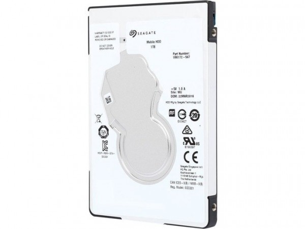 Seagate 1TB 2.5'' SATA Barracuda