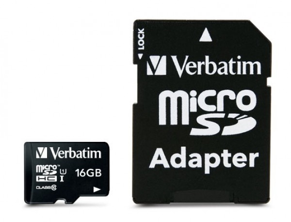 Verbatim 16GB microSD 44082
