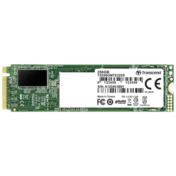 Transcend 256GB SSD M.2 NVMe TS256GMTE220S