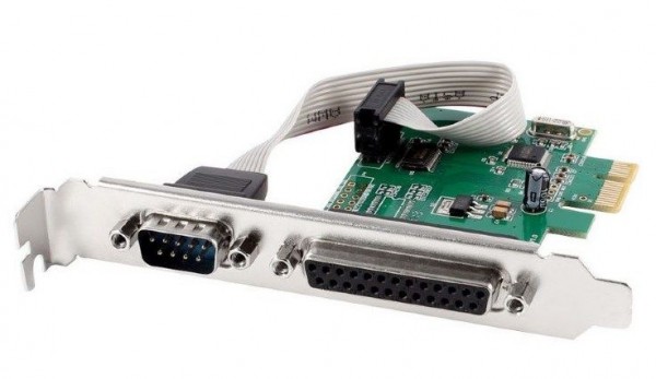 Gembird PEX-COMLPT-01 serial RS232 + LPT port PCE-Express card