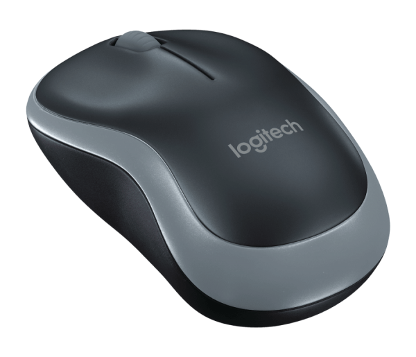 Logitech M185 Silver Black Wireless