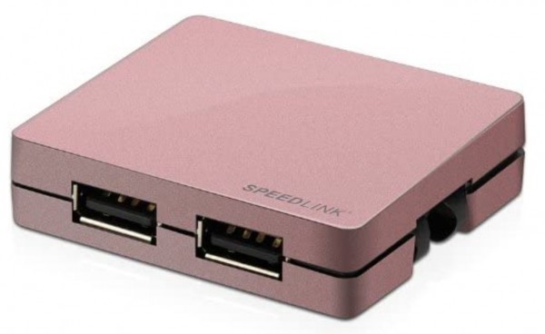 Speedlink Snappy USB Hub Pink