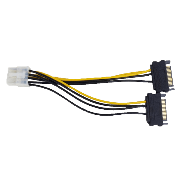 Naponski adapter 2 x SATA na 8 pina za VGA