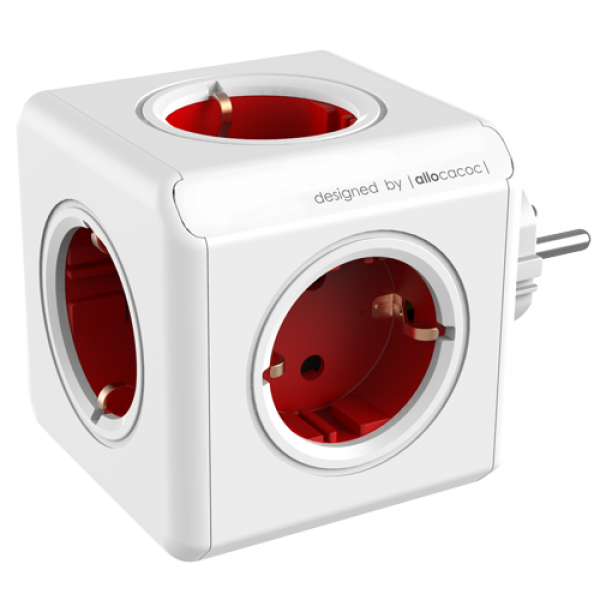 ALLOCACOC 1100RD/DEORPC Power Cube 5 x šuko crveni
