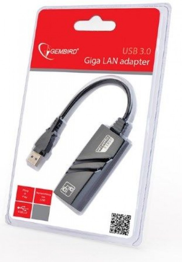 Gembird NIC-U3-02 USB to LAN adapter