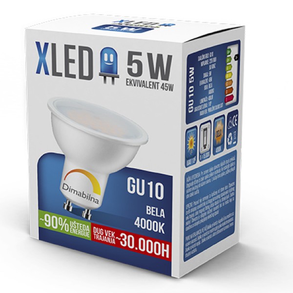 XLED GU10 NB Dimmable 5W