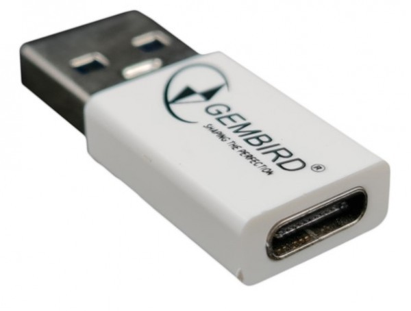 Adapter USB to Type-C/F white