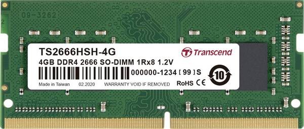 Transcend 4GB DDR4 SO-DIMM 2666MHz