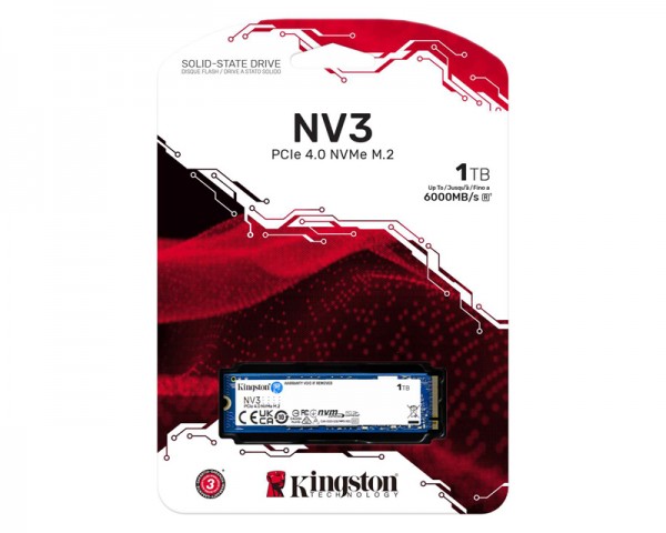 Kingston 1TB SSD M.2 NVMe SNV3S/1000G