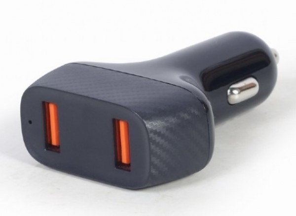 Gembird TA-U2QC3-CAR-01 2x USB auto punjač
