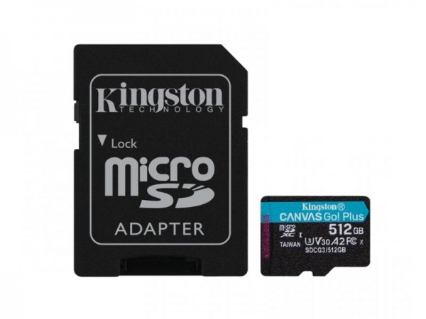 Kingston 512GB microSDXC SDCG3/512GB sa adapterom