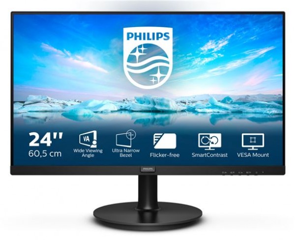 Monitor 24 Philips 241V8L00 VA 75Hz VGAHDMI