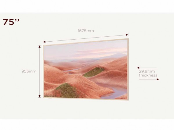 Televizor TCL 75A300WQLED75''4K UHD144HzMatte Screen''Ai'' ArtGoogle TVframe' ( '75A300W' ) 