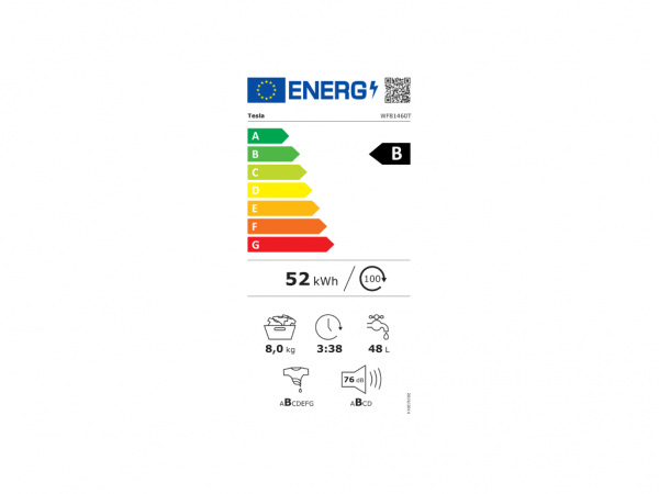 Veš mašina TESLA WF91460T inverter9kg1400 obrtajaA85x59,5x56cmbela' ( 'WF91460T' ) 