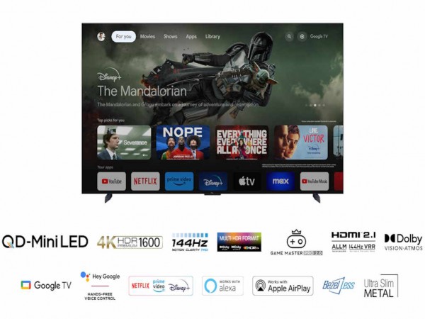 Televizor TCL 98C805Mini LED-QLED98''4K HDR144HzGoogle TVcrna' ( '98C805' ) 