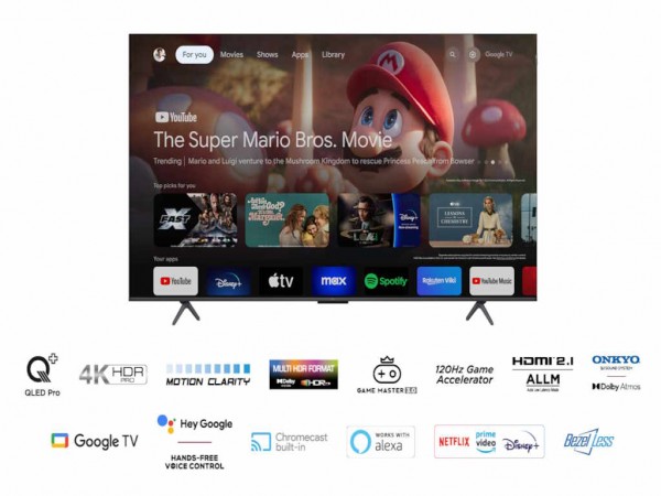 Televizor TCL 65C655QLED65''4K HDR PROGoogle TV' ( '65C655' ) 
