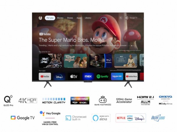 Televizor TCL 55C655QLED55''4K HDR PROGoogle TV' ( '55C655' ) 