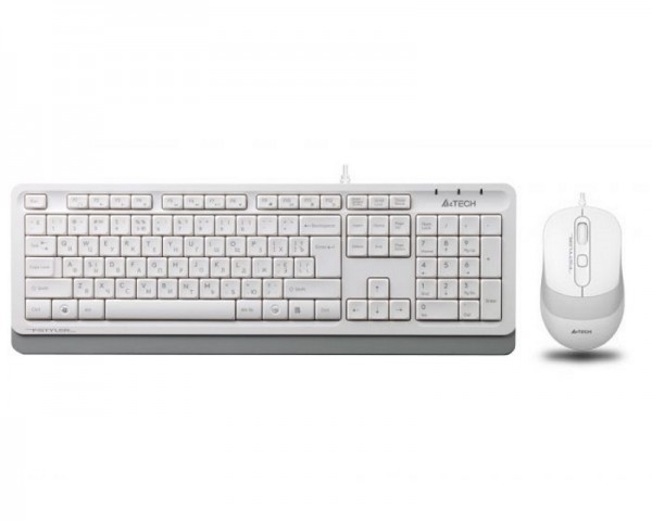 A4 Tech F1010 FSTYLER USB tastatura i miš beli