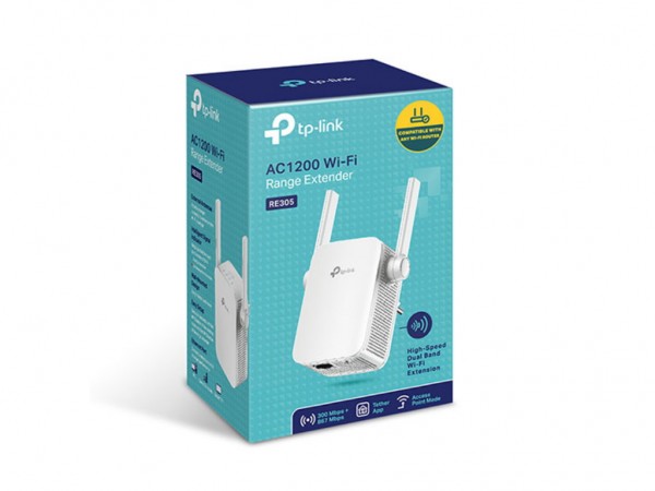 Ekstender dometa TP-LINK RE305 Wi-FiAC1200867Mbps300Mpbs2 eksterne antene' ( 'RE305' ) 