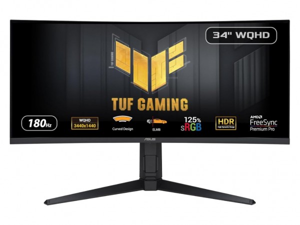 Monitor ASUS TUF VG34VQL3A 34''VA,zakrivljen,21:93440x1440180Hz1ms GtGHDMIx2,DPx2,USBGsynccrna' ( '90LM06F0-B02E70' ) 
