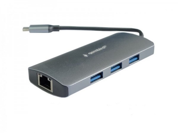 Gembird A-CMU3-LAN-05 Type-C RJ45 USB HUB 3-port