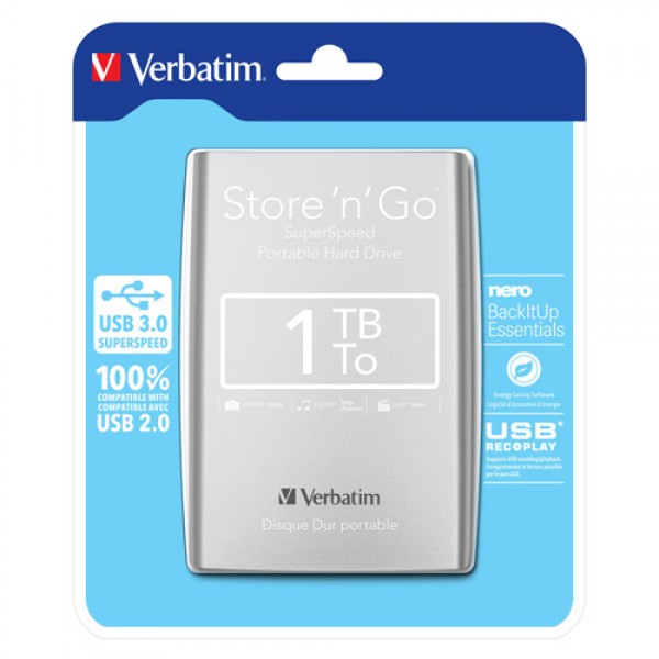 Verbatim Store n Go 1TB USB3.0 2.5''
