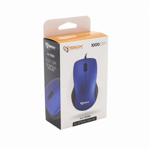 S BOX M 958 Blue Mis, Opticki USB