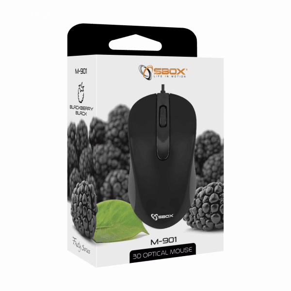 S BOX M 901 Black Mis, Opticki USB