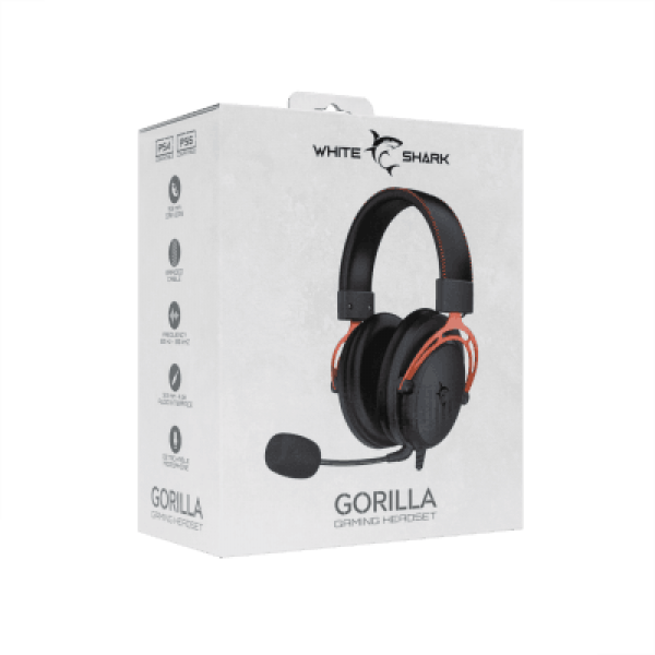 WS GH 2341 GORILLA, Headset Crno/Crvene