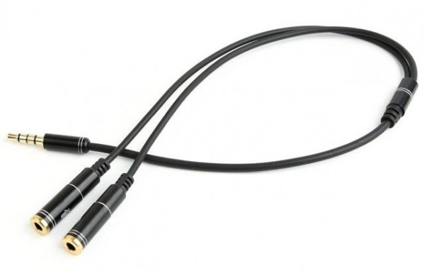 Cablexpert audio adapter 2x3.5mm(F) na 1x3.5mm(M) CCA-417M