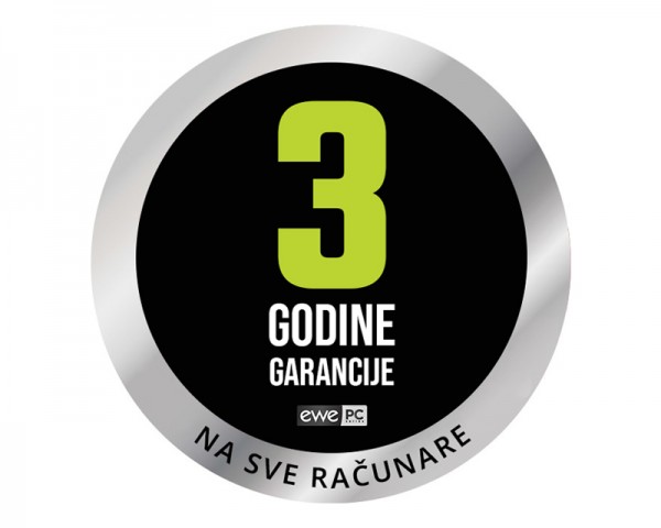 EWE PC  MICROSOFT OFFICE računar Core i5-1140016GB500GBWin11 Pro 