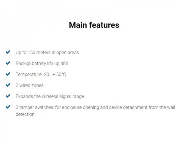 ELDES EWR2 Bez.ripiter signala 