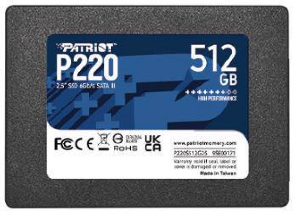 Patriot 512GB SSD 2,5'' P220S512G25